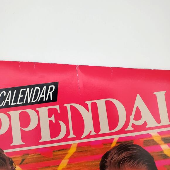 Vtg 1988 CHIPPENDALES Fantasy Wall Calendar 11" x 9" - Picture 2 of 11